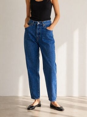 Vintage Limited Jeans High Rise Wide Leg Cropped Straight Denim Jeans size 4